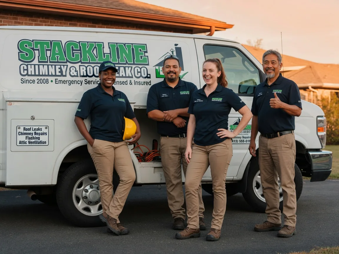 Chimney flashing repair company in Dover, MN